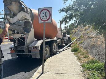 El percance generó un embotellamiento. | Pedro Delgado