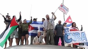 Ayuda humanitaria para Cuba: Convoy ‘Nuestra América’ llega a la isla con suministros médicos y paneles solares (video AGENCIA Viory)