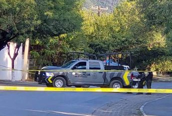Movilización policiaca en Santiago, NL | Leyda Estrada