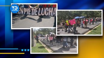 Trabajadores SUTUAAAN se manifiestan en Saltillo.