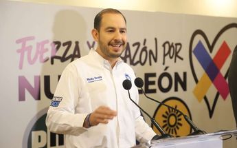 El dirigente nacional del PAN, Marko Cortés dio una conferencia de prensa en Nuevo León. | Leonel Rocha