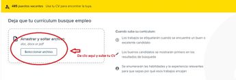 Página para subir tu CV a Mercado Libre