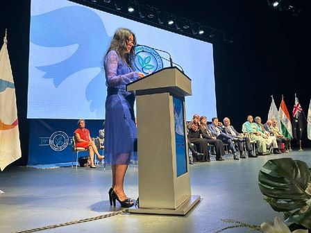 Esta mañana se realizó la inauguración de la Cumbre Mundial de Premios Nobel por la Paz. | Sandra González