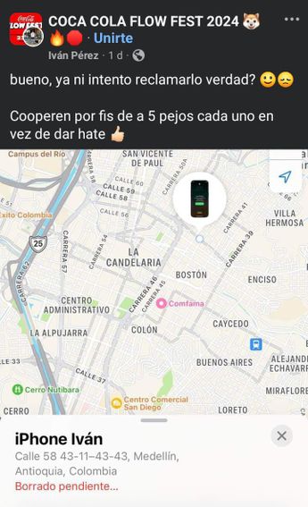 Usuarios denuncian ubicaciones de sus celulares robados