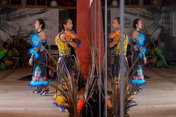 La dedicación fue lo que llevó a las danzantes a un escenario mundial, pues llegaban a ensayar hasta 12 horas al día / Hugo Zuviri