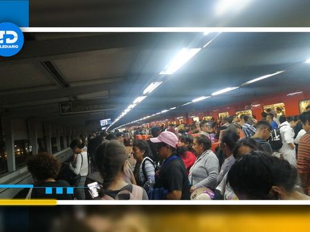 Retrasos en el Metro, 25 de abril 2024 | @bombon1906