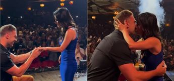 Martha Higareda y Lewis Howes / Captura de pantalla