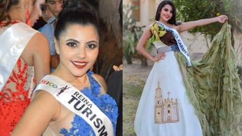 Samanta Villarreal fue reina de Turismo de El Carmen en 2018. | Especial