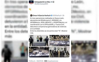 Publicación de la Embajada de Estados Unidos en México. | Cortesía