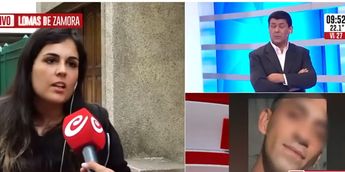 Desesperada, la mujer denunció en televisión las agresiones