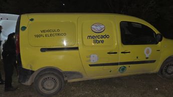 Camioneta de Mercado Libre que había sido robada / Especial