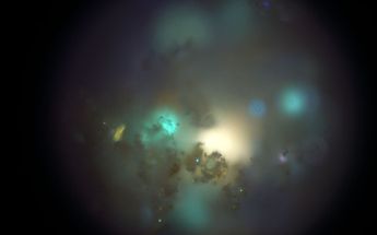 Las cenizas arrojaron una especie de galaxia / Gabriela Reyez Fuchs.