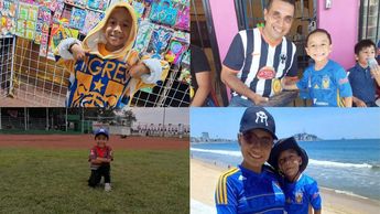 Silvestre Arguello, fiel aficionado de Tigres y su ídolo es Gignac / Cortesía