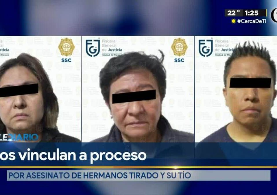 Vinculan a presuntos responsables del homicidio de los hermanos Tirado