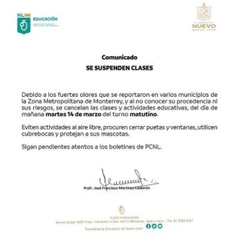 Falso comunicado. | Cortesía