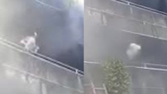 Mujer se niega a abandonar a sus perritos en INCENDIO y arriesga su vida para salvarlos