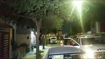 Movilización policiaca en Escobedo, Nuevo León. | Leyda Estrada