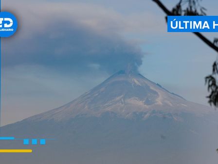 El semáforo de alerta volcánica del Popocatépetl está en Amarillo Fase 2 HOY 25 de diciembre de 2024 / Es Imagen