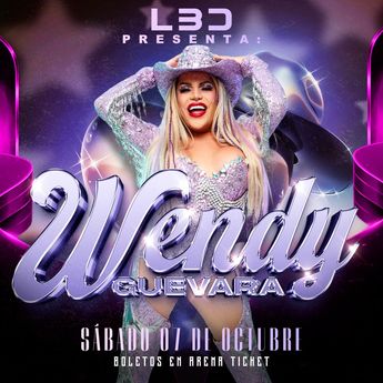 Wendy Guevará visitará Salrillo el 7 de octubre.
