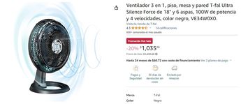 Ventilador 3 en 1 / Especial