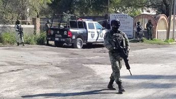 El hecho violento también movilizó a elementos de la Guardia Nacional en Apodaca. | Agustín Martínez