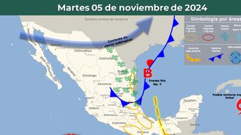 Clima en México 5 de noviembre