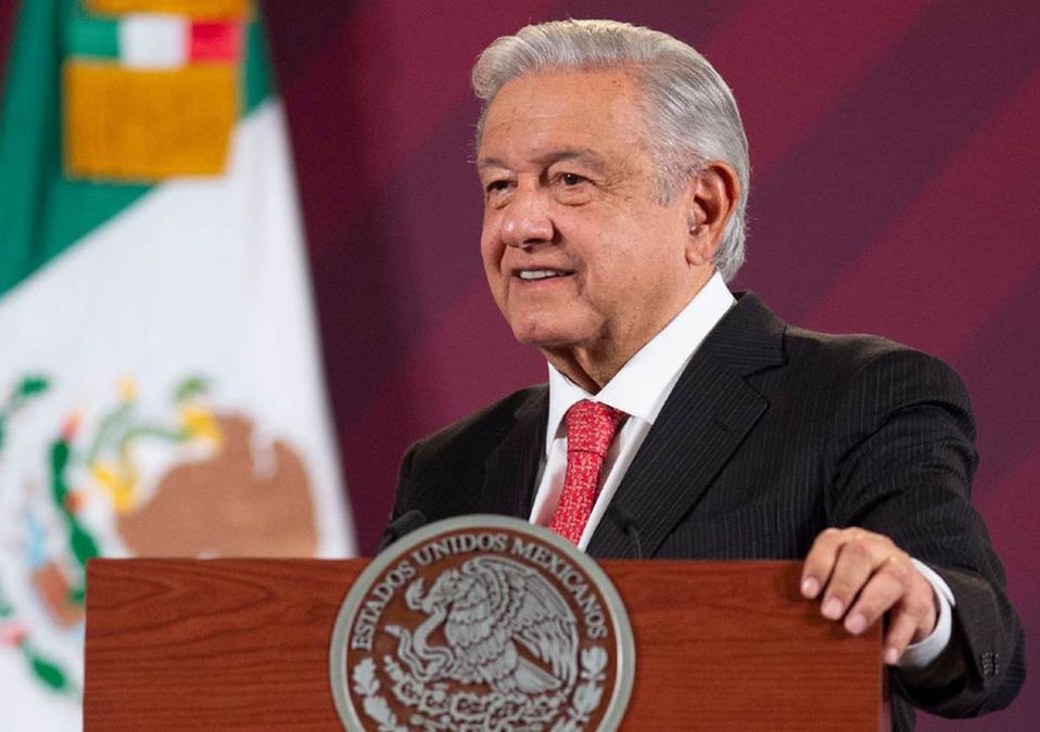 El presidente López Obrador en conferencia de prensa matutina. | Cortesía