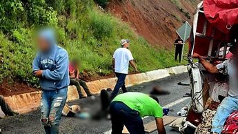 En la camioneta viajaban cortadores de aguacate que regresaban de trabajar | Elizabeth Guzmán