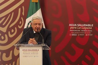 AMLO inaugura primera etapa de Agua Saludable en La Laguna | Rolando Riestra