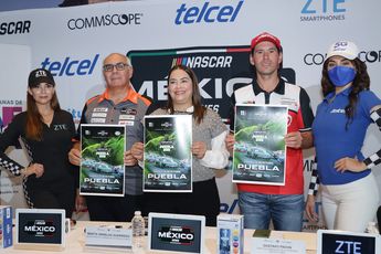 Marta Ornelas y Humberto García presentan la sexta fecha Nascar en Puebla este 2024 / Agencia Es Imagen