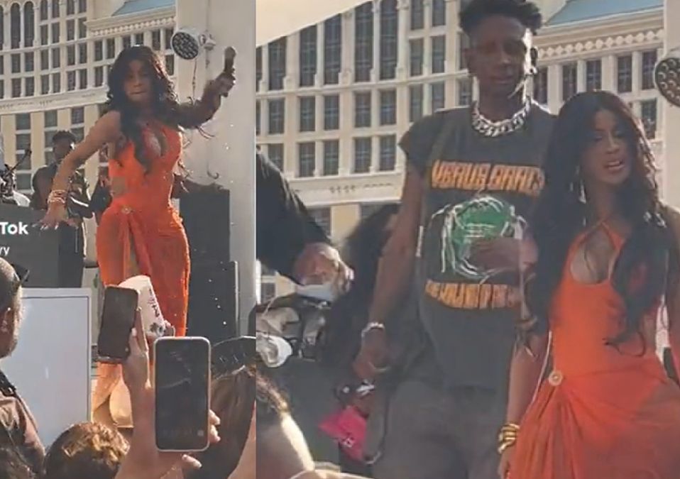 Cardi B se enoja en pleno concierto / @crdisdior