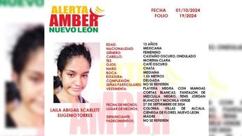 Laila Abigail de 12 años de edad fue vista por última vez en la colonia Villas de Alcalá.| Especial