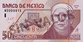 Billete 50 pesos, familia D1 / Banxico