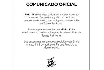 Blink 182 Tecate Pa'l Norte │ Especial.