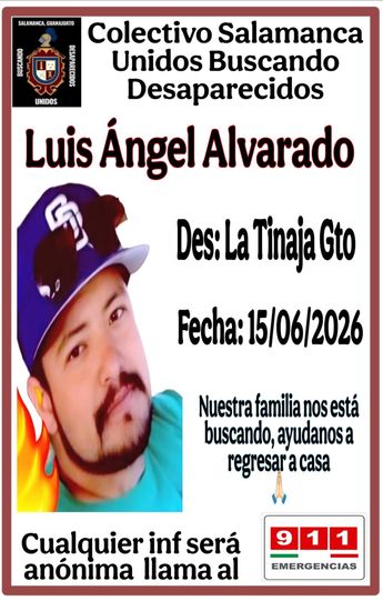 Ficha de David Armenta Alvarado privado de su libertad en la colonia La Tinaja