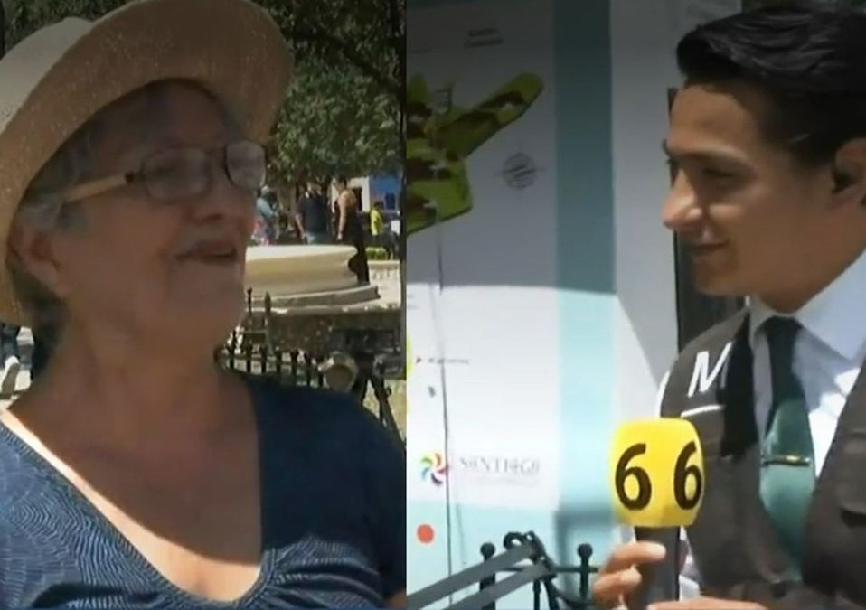 Mujer visita Santiago, NL y 'se enamora' de reportero de Telediario