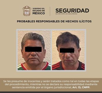 Autoridades de Edomex detuvieron a dos hombres por el intento de secuestro de un joven en Chalco. | SSEM