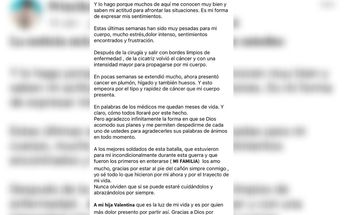 Priscila Alejandra Flores Marroquín deja mensaje en Facebook | Especial