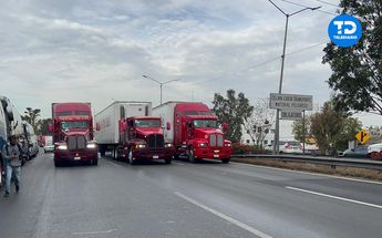 Transportistas realizan paro por segunda ocasión en la carretera México-Querétaro; exigen seguridad | Estrella Álvarez