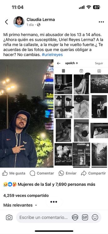 El creador del podcast "Relatos de la noche", Uriel Reyes, se encuentra en la mira