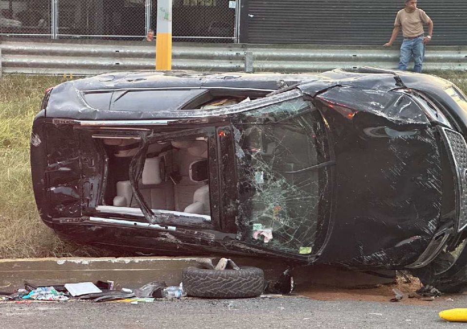 Accidente múltiple en Santiago, NL | Édgar Plata