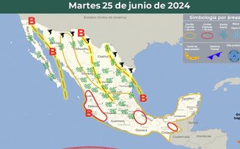 Clima México 25 junio