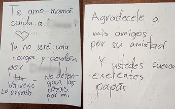 La menor comentó que en su casa sufre agresiones verbales de manera constante por parte de su mamá