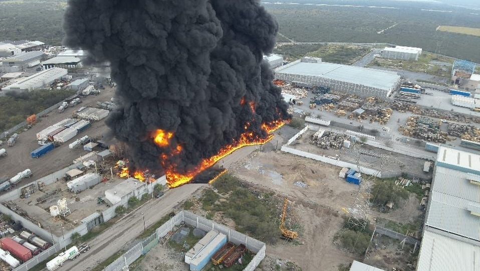 Explosión en El Carmen, Nuevo León / Especial