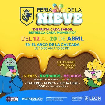 Cartel oficial Feria de la Nieve en León