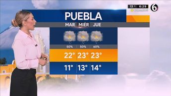Pronóstico del tiempo para Puebla, con Jessica de Luna - 10 de octubre de 2022