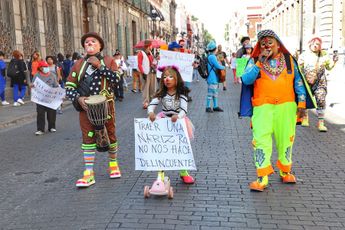 Payasitos de puebla piden no ser tratados como delincuentes / Melanie Torres