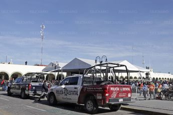Cierran plaza de La Concordia en San Pedro Cholula | Agencia Enfoque