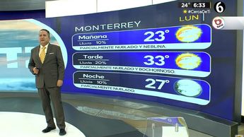 Clima Monterrey lunes 15 julio