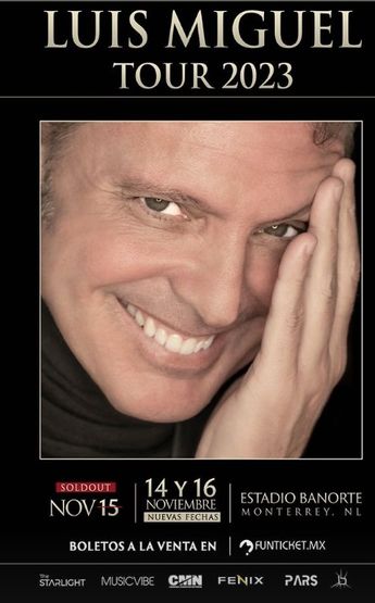 Luis Miguel abre nuevas fechas en Monterrey / Especial
